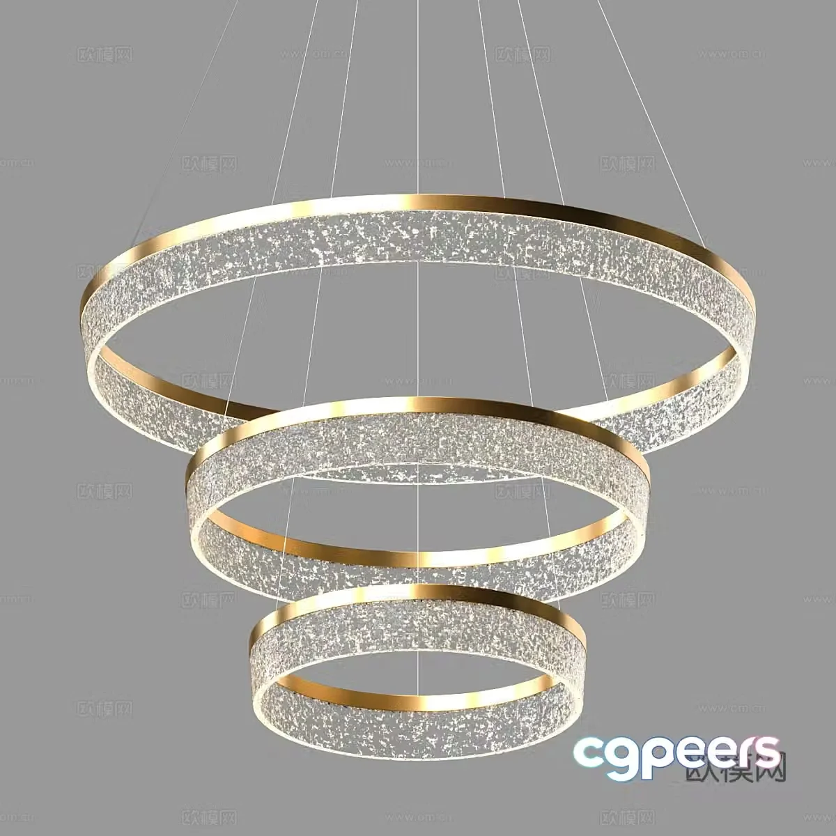 Modern simple and light luxury chandeliers chandeliers simple chandeliers living room chandeliers glass chandeliers 3D model