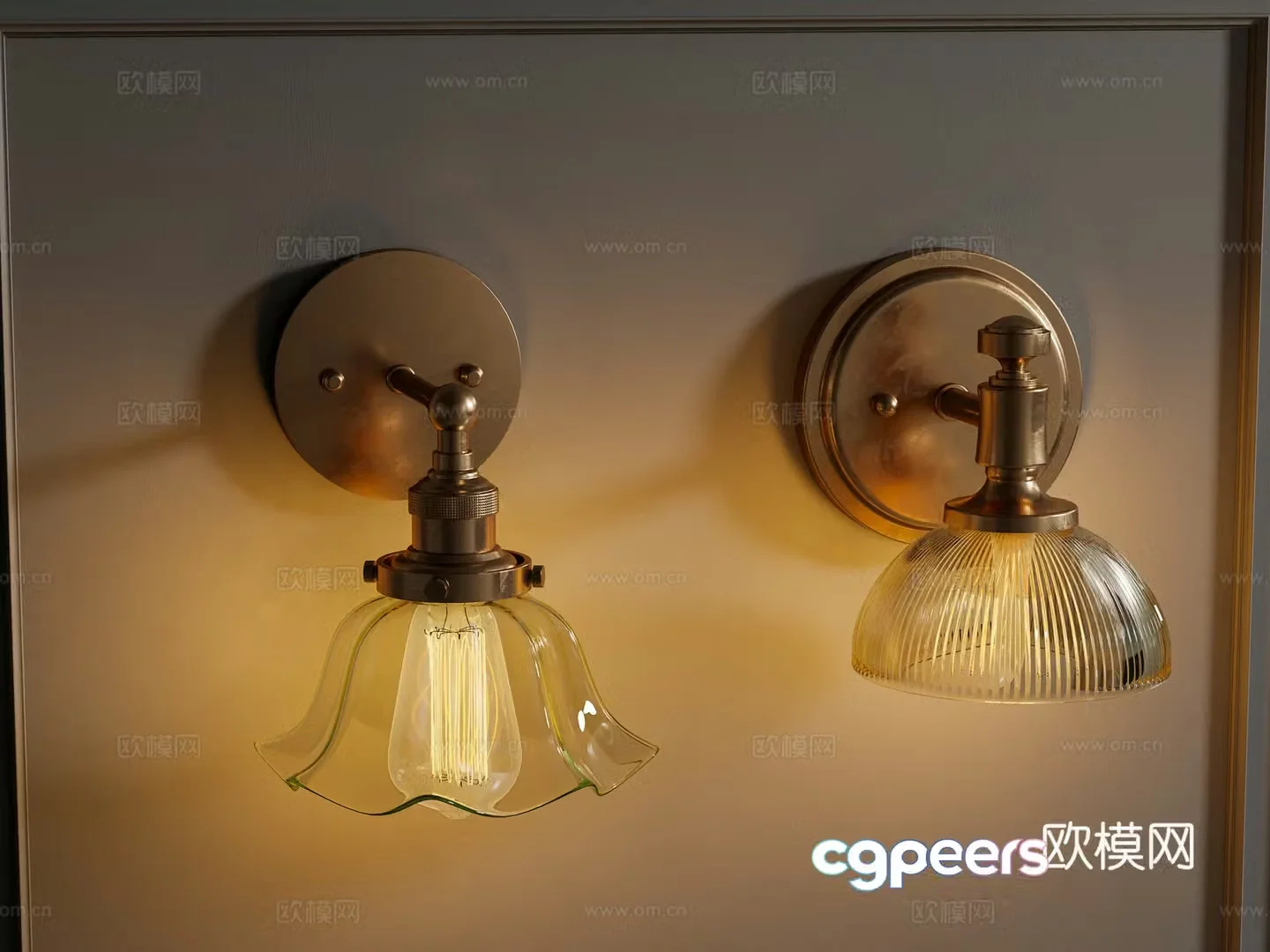 French wall lamp American wall lamp Light luxury wall lamp French retro wall lamp Retro metal wall lamp 3D model