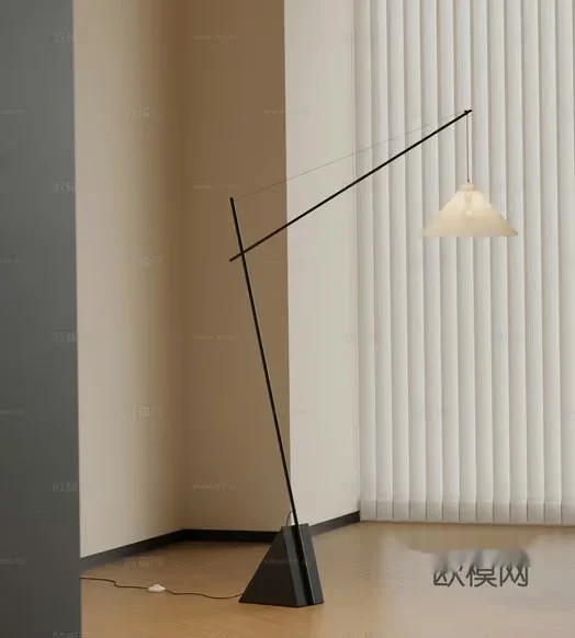 Modern Black Floor Lamp 3D Model – 12184 – VRAY Render