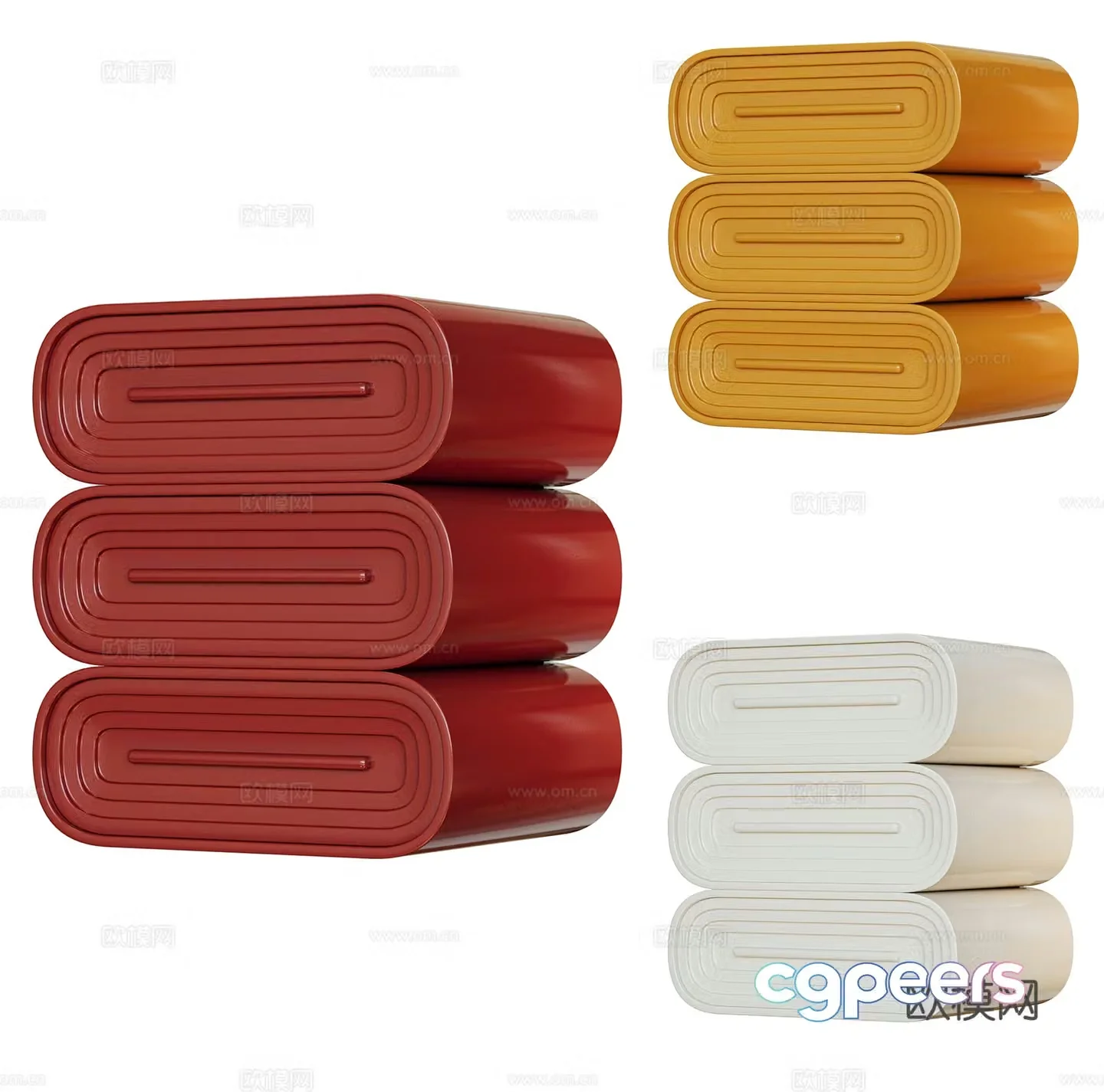 Modern night table 3d model