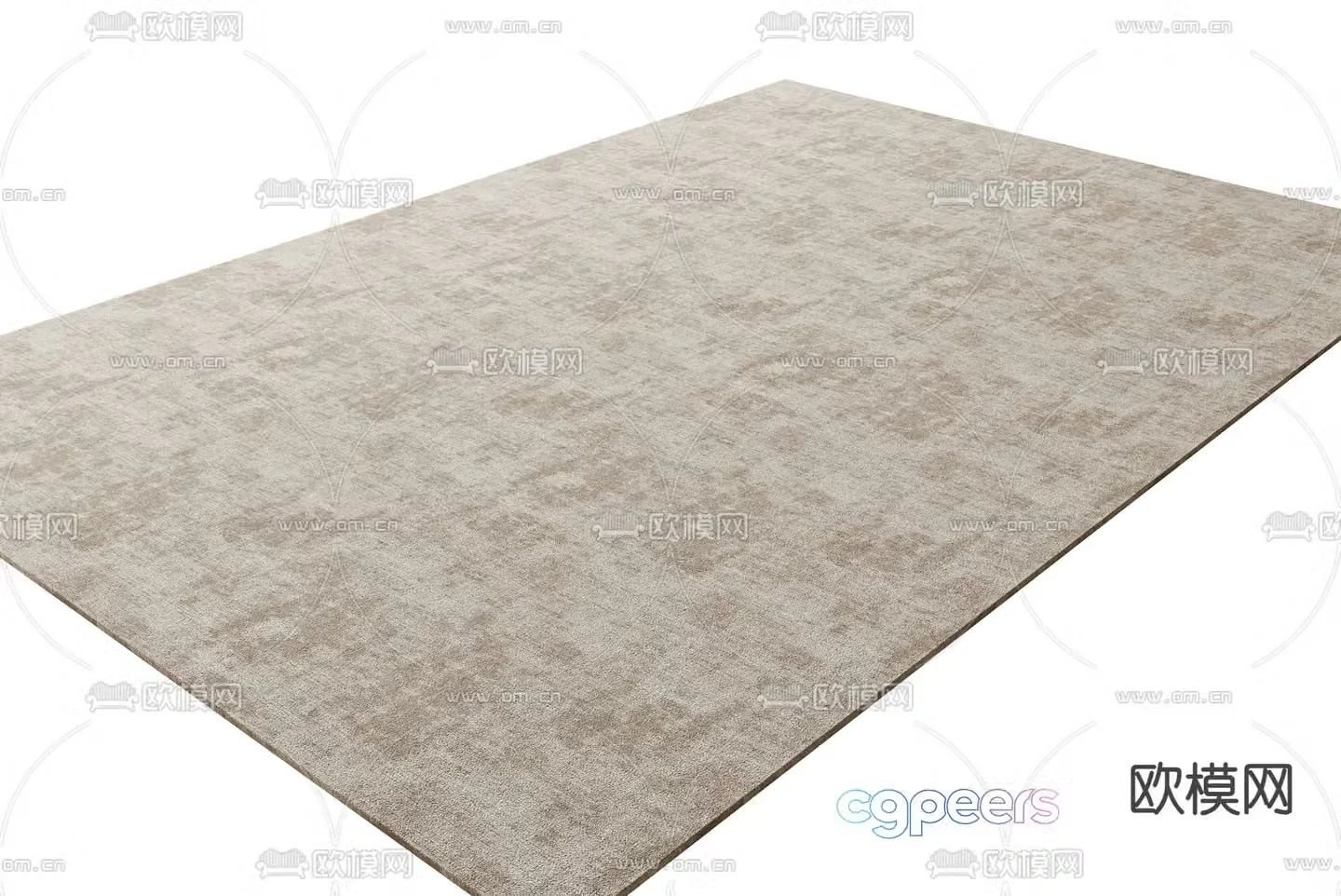 Modern carpet 3d model