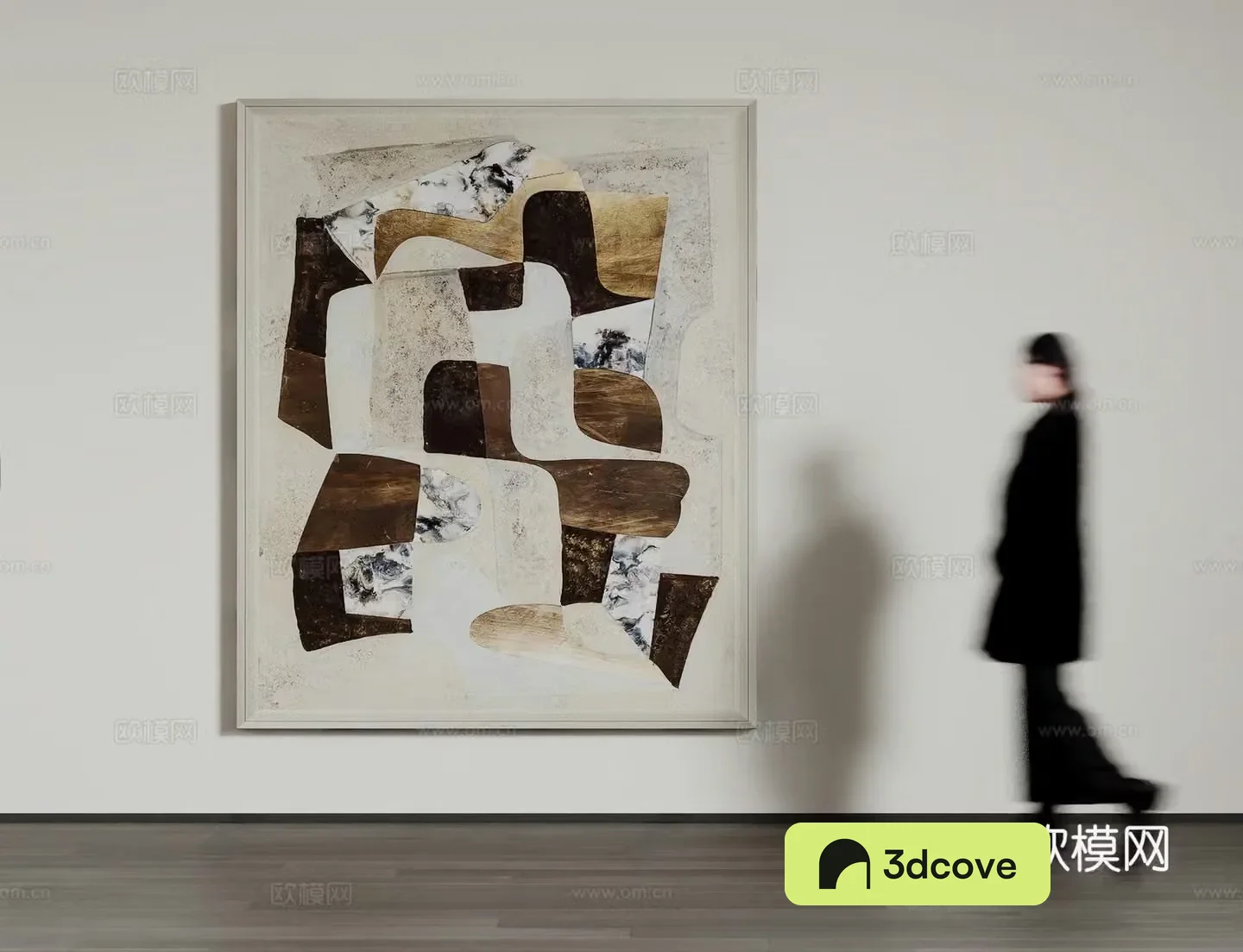 Modern art hanging painting oil painting photo frame woman