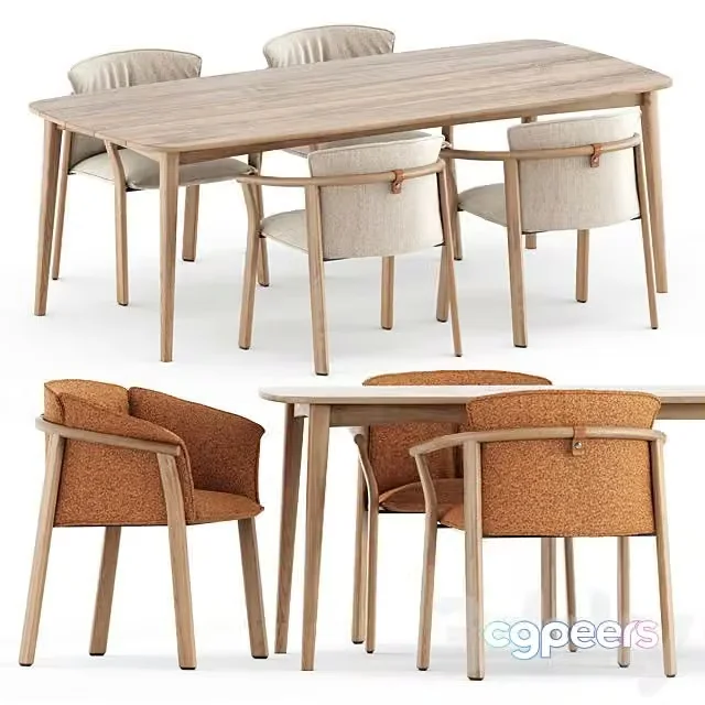3ds Max Free – Lamorisse 3686 Chair and 3687 Chair by Pedrali