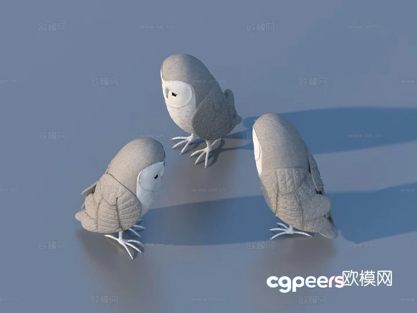 Ornament wool toy 3d model