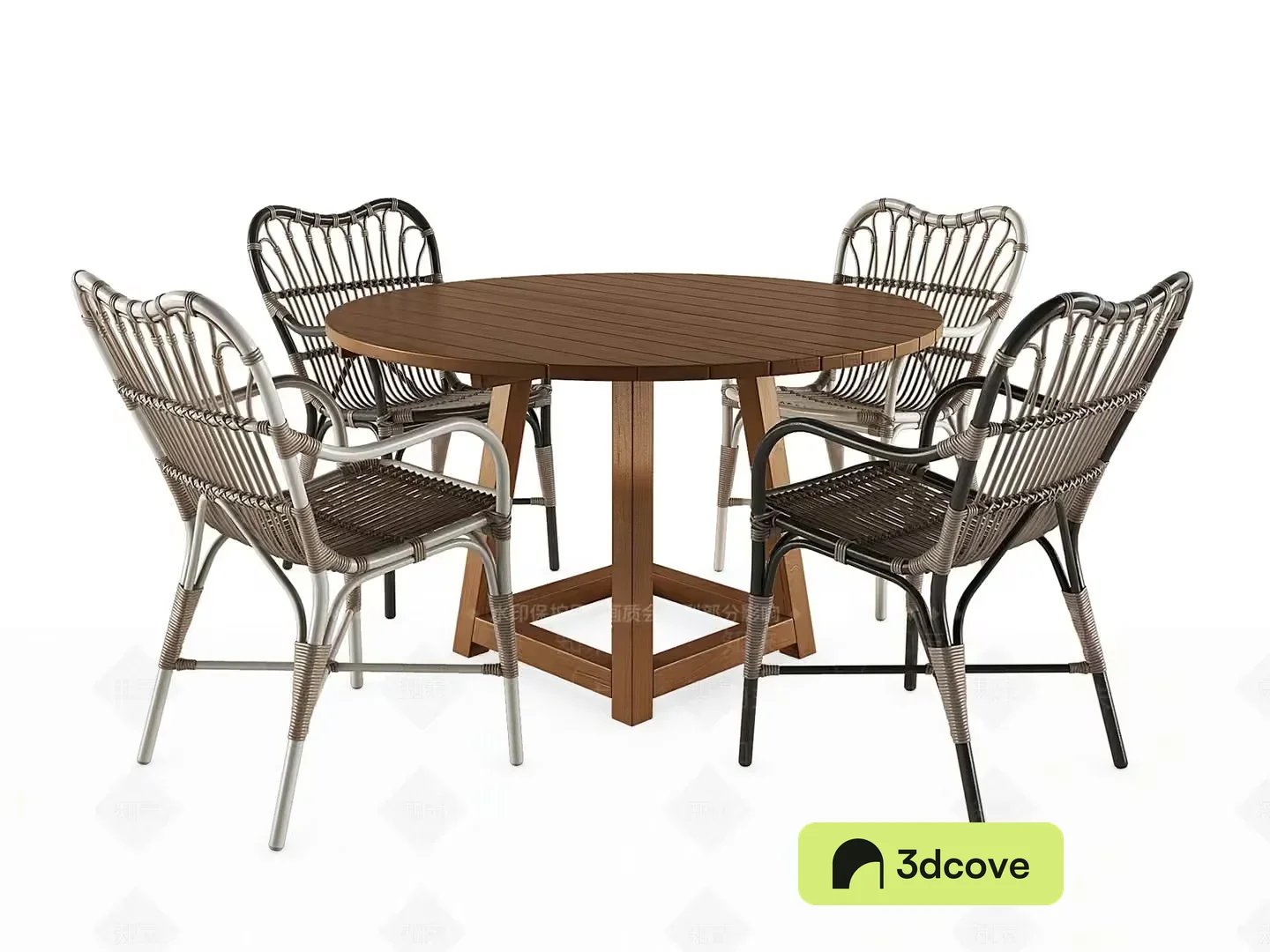 Rattan Outdoor Dining Set
