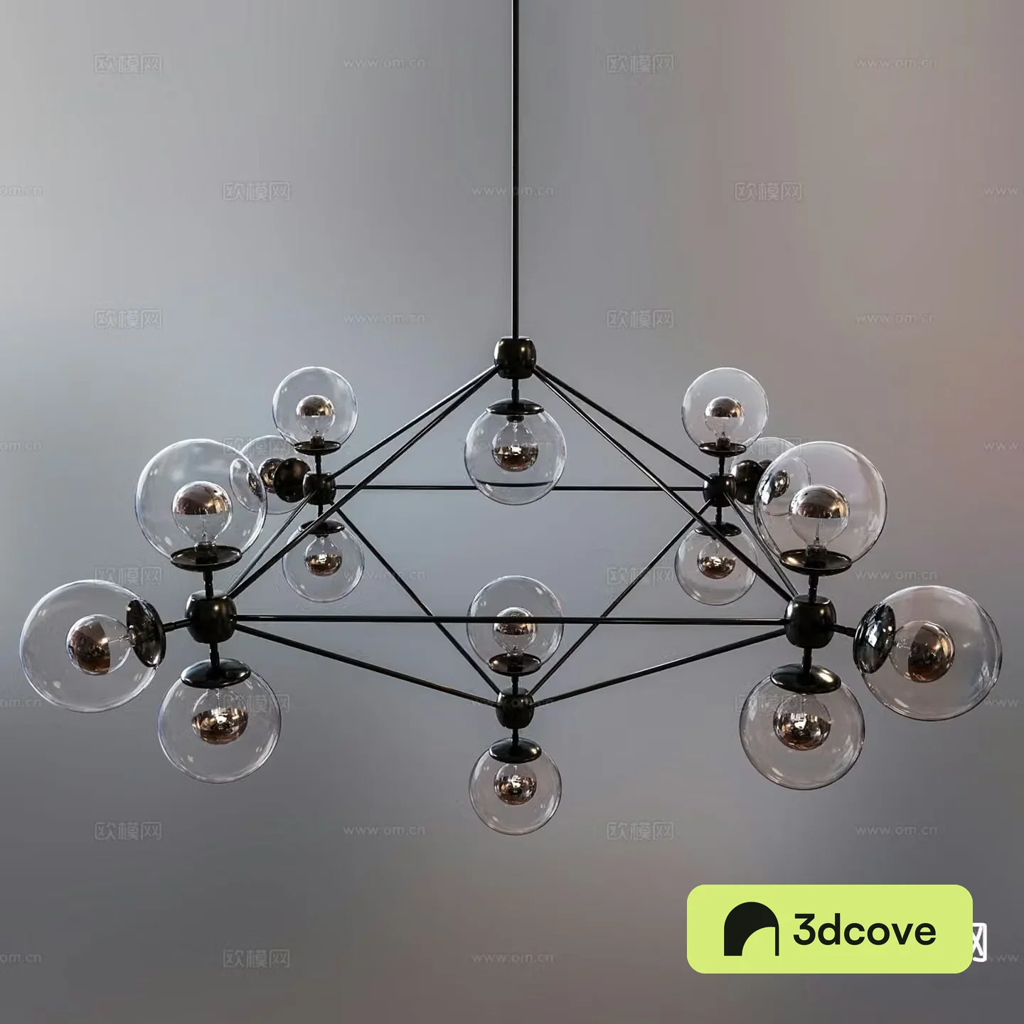 Modern glass chandelier indoor chandelier