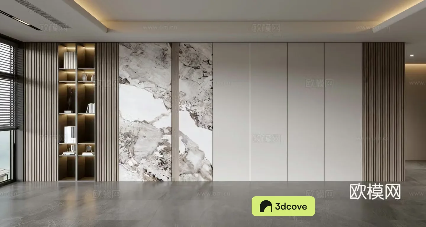 Modern sofa background wall
