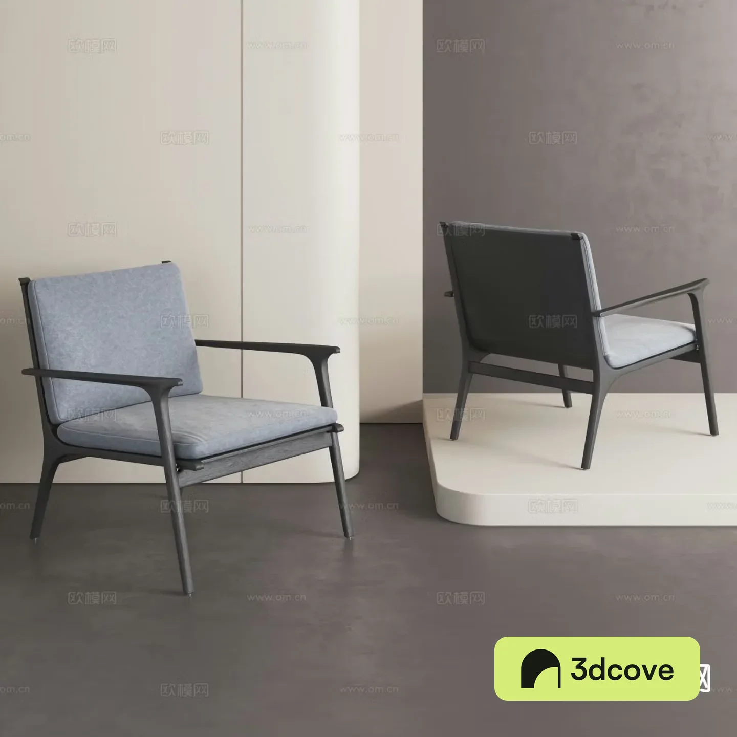 Italian style leisure chair armchair leather chair