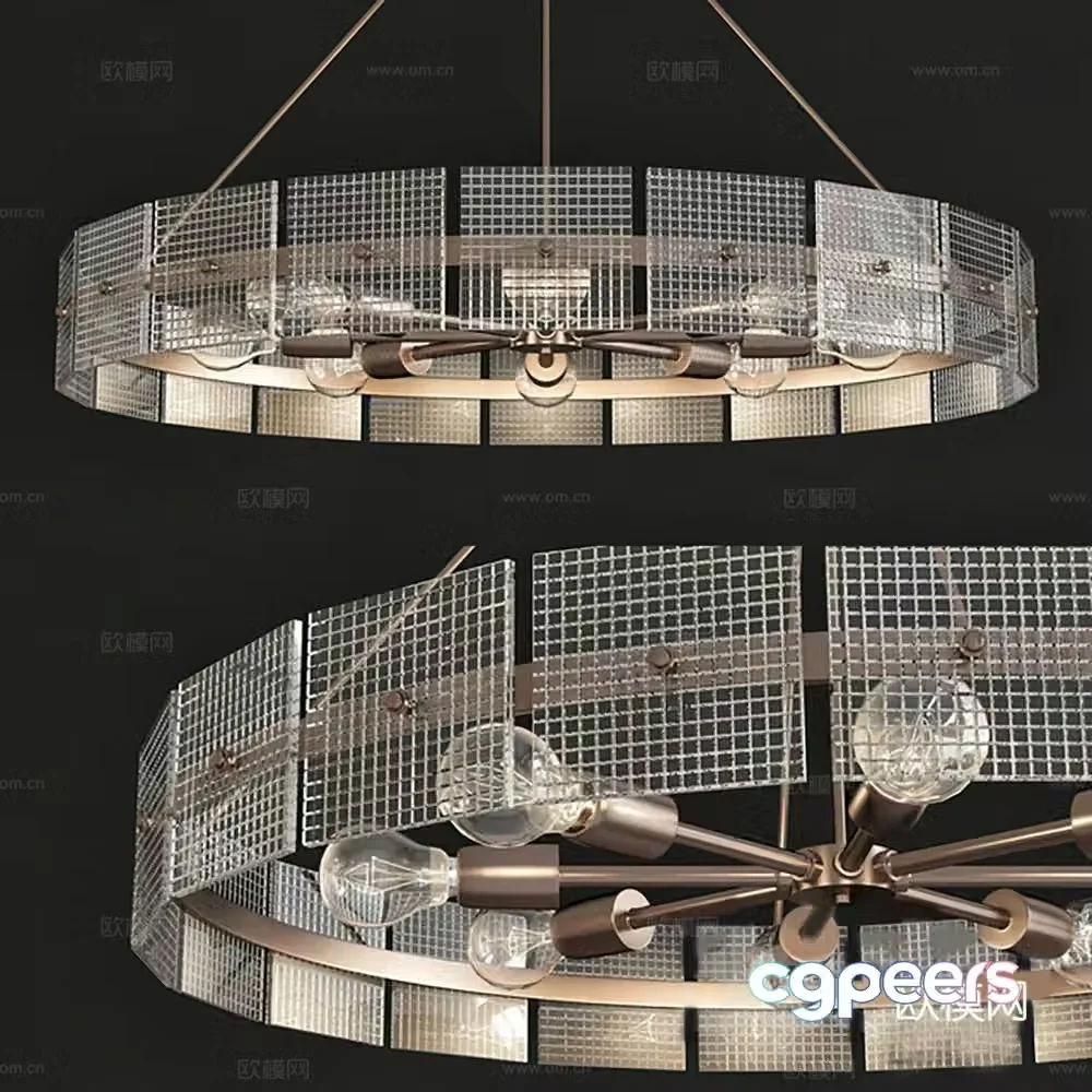 Chandelier Lamp Decorative Lamp Lighting 3D Model