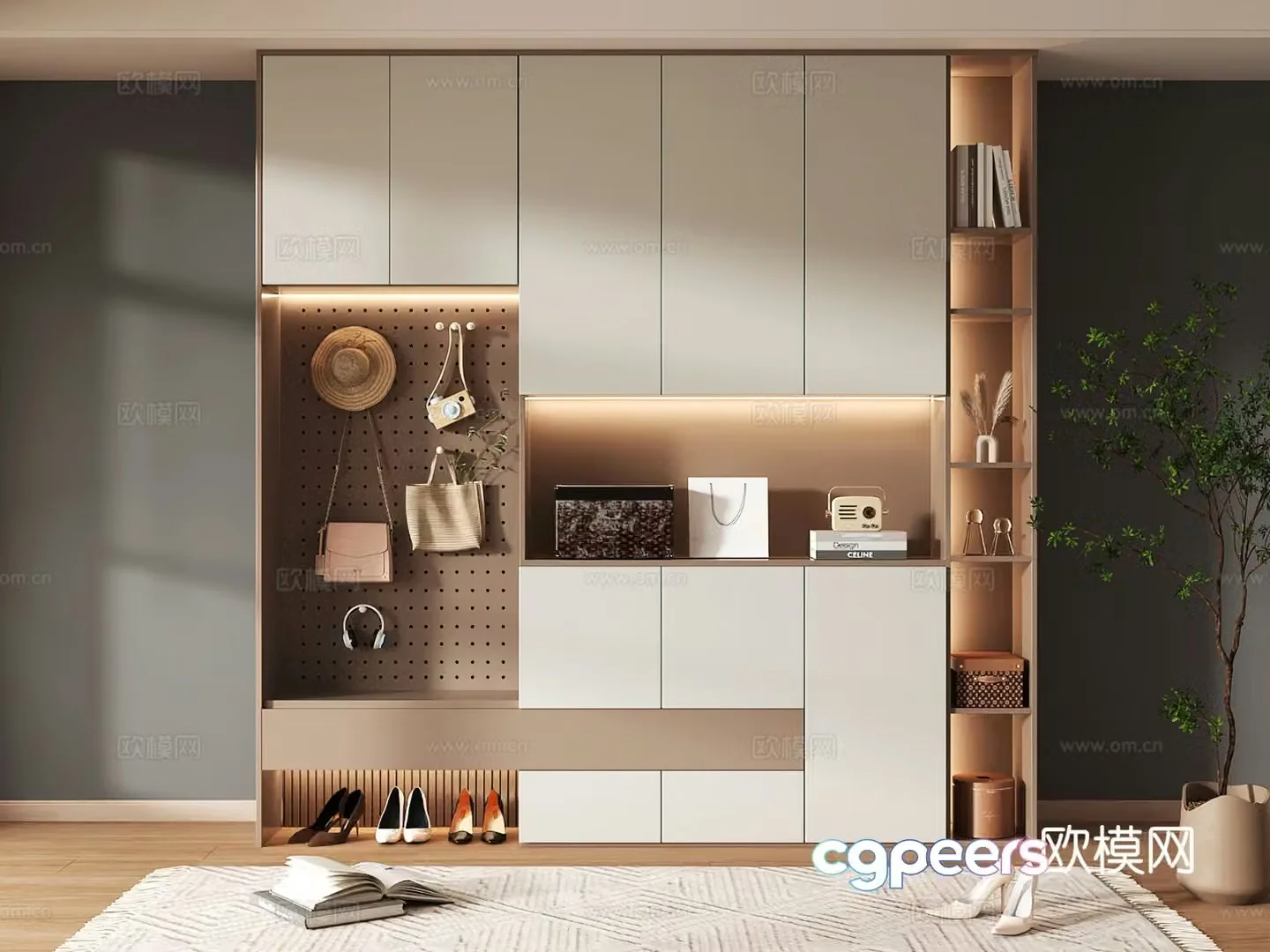 Shoe cabinet design shoe cabinet partition shoe cabinet porch shoe cabinet home shoe cabinet 3D model