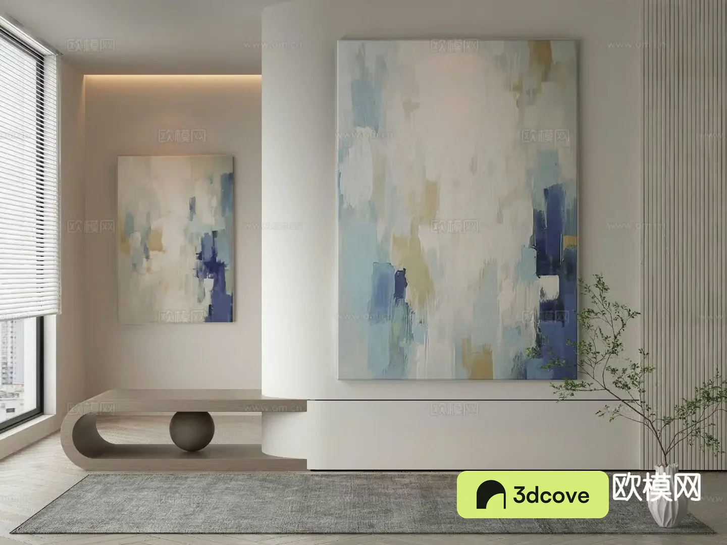 Modern art painting texture painting decorative painting