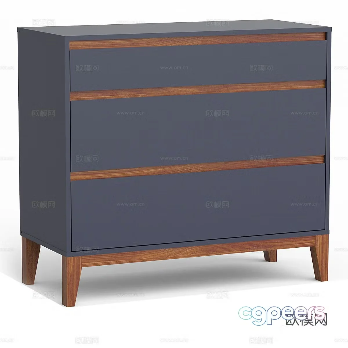 Nordic simple decorative cabinet decorative cabinet simple cabinet low cabinet side cabinet 3d model