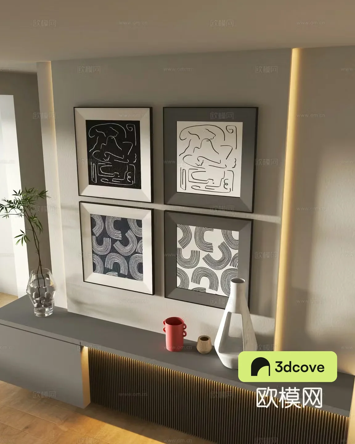 Modern decorative hanging paintings Decorative ornaments