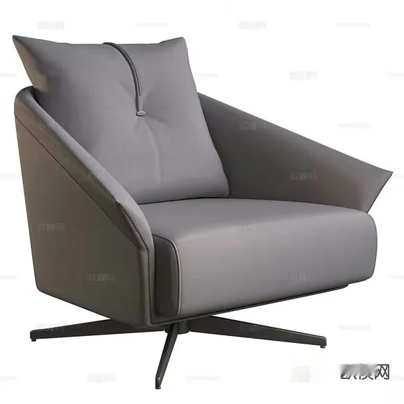 Modern Gray Chair 3D Model – 3965 – CORONA Render