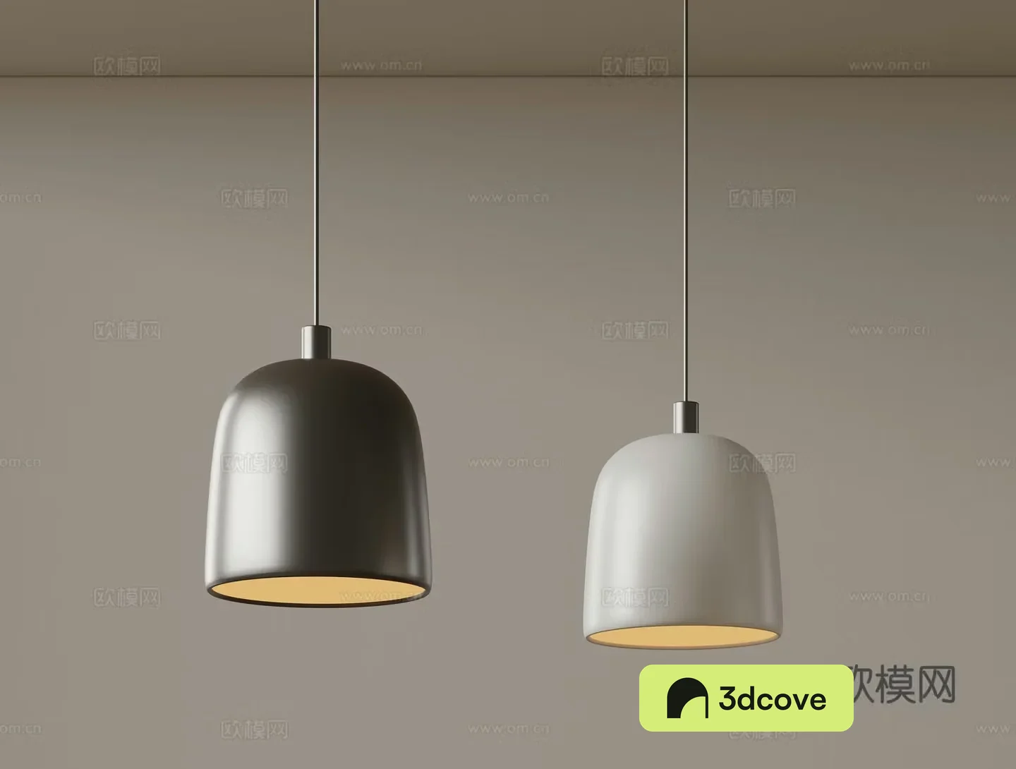 Nordic small chandelier single head chandelier