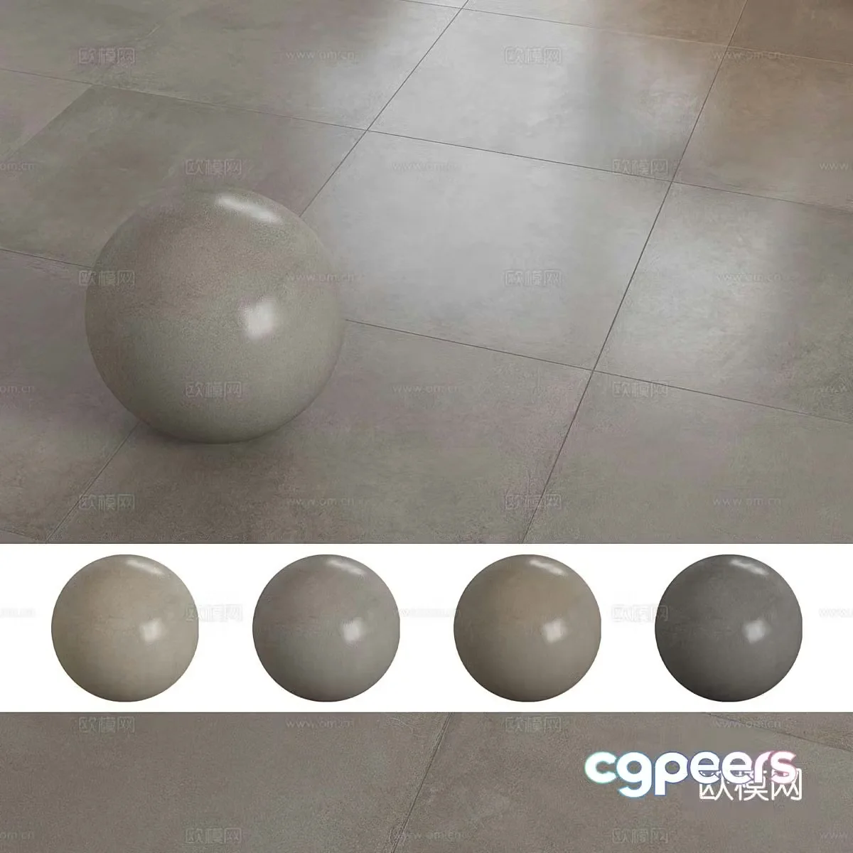 Ceramic tiles Antique tiles Soft light tiles 3d model