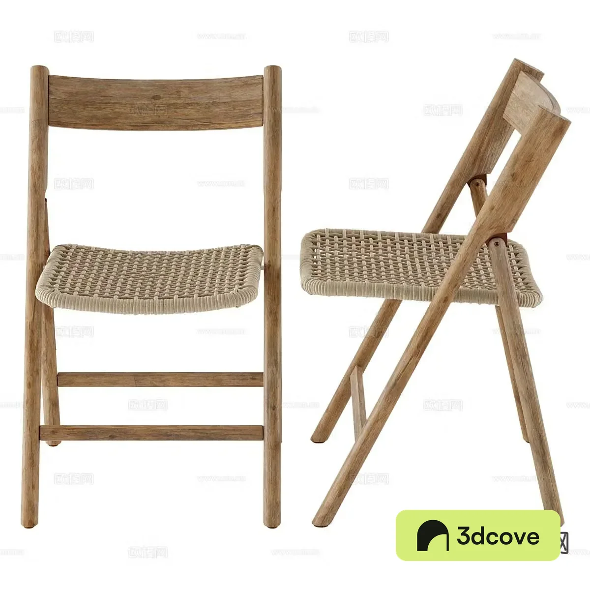 Log dining chair rattan dining chair single chair