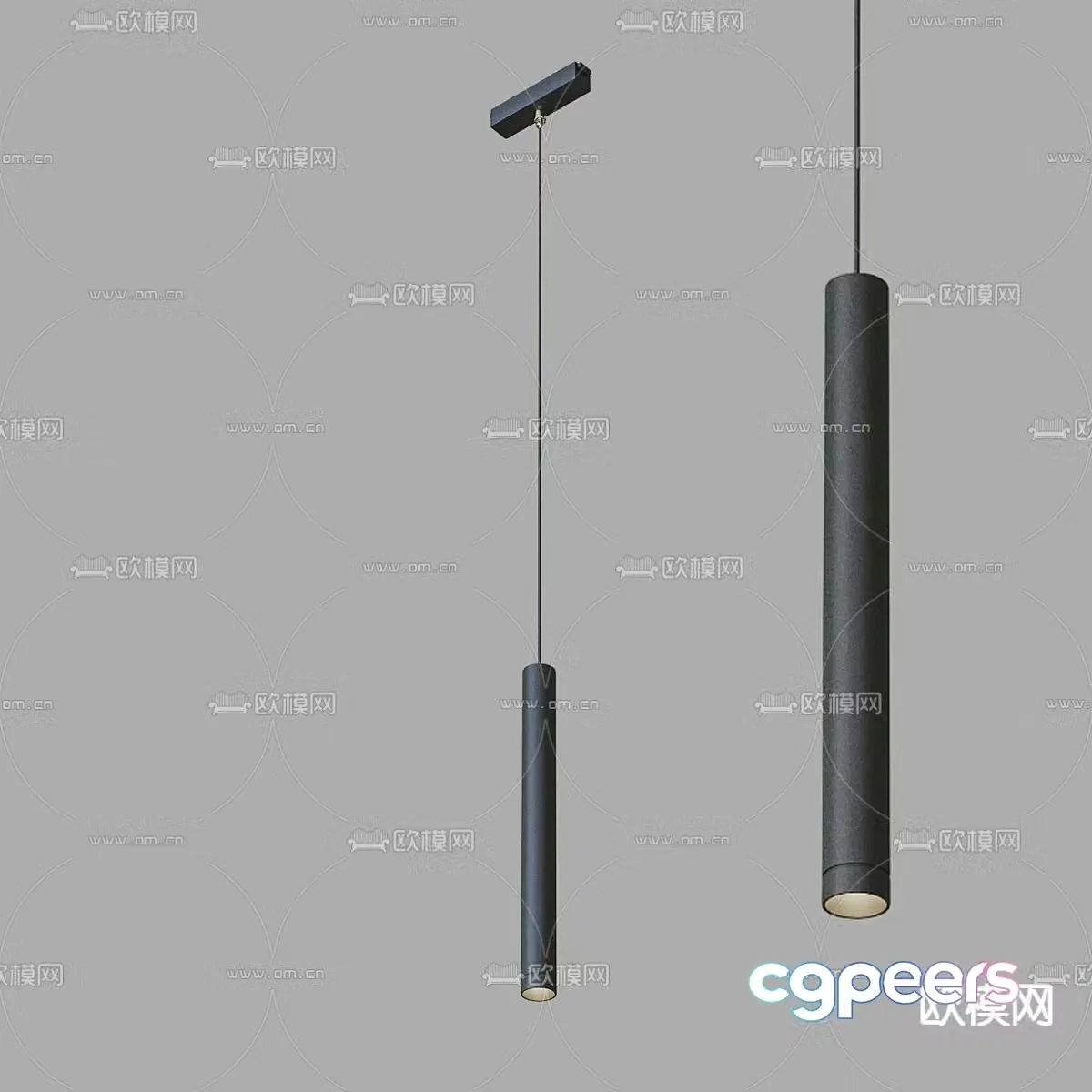 Bedside small chandelier 3d model