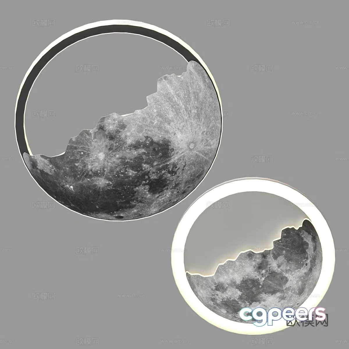 New Chinese style decorative wall light 3D model