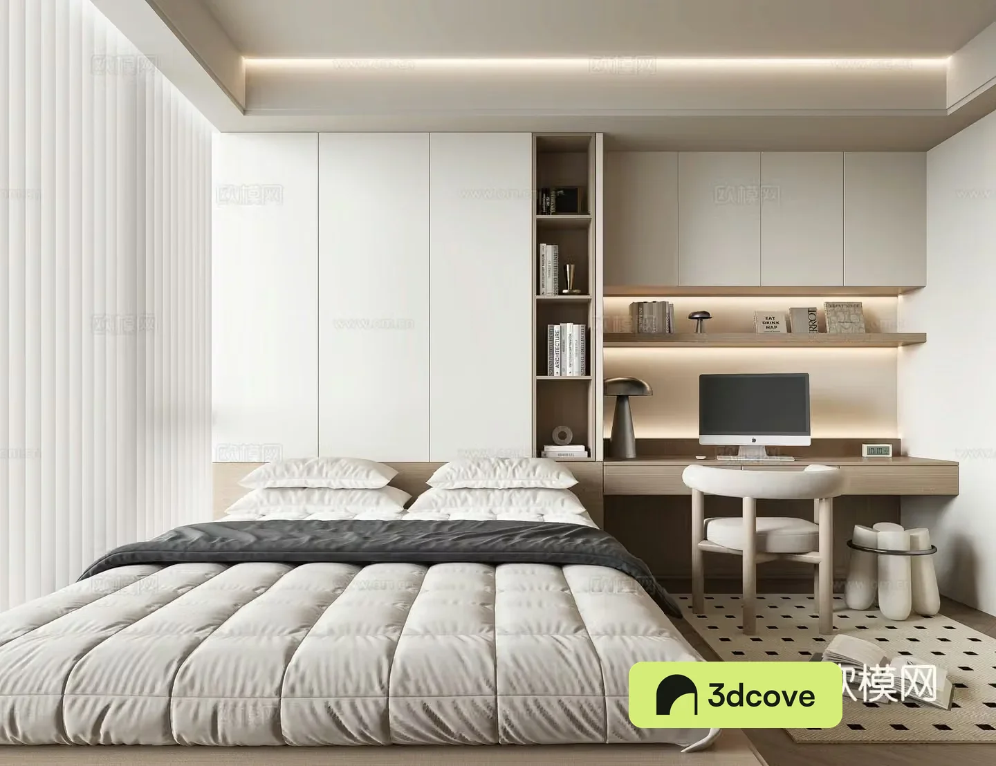 Modern tatami bedroom