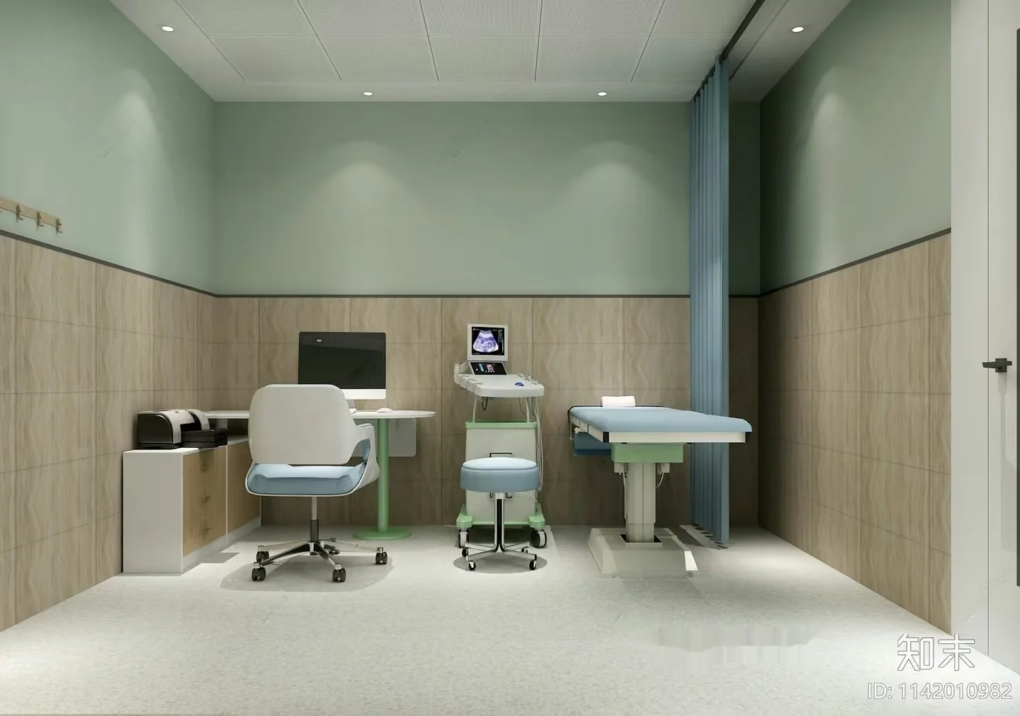 Modern Medical Room 3D Model – 16376 – VRAY Render