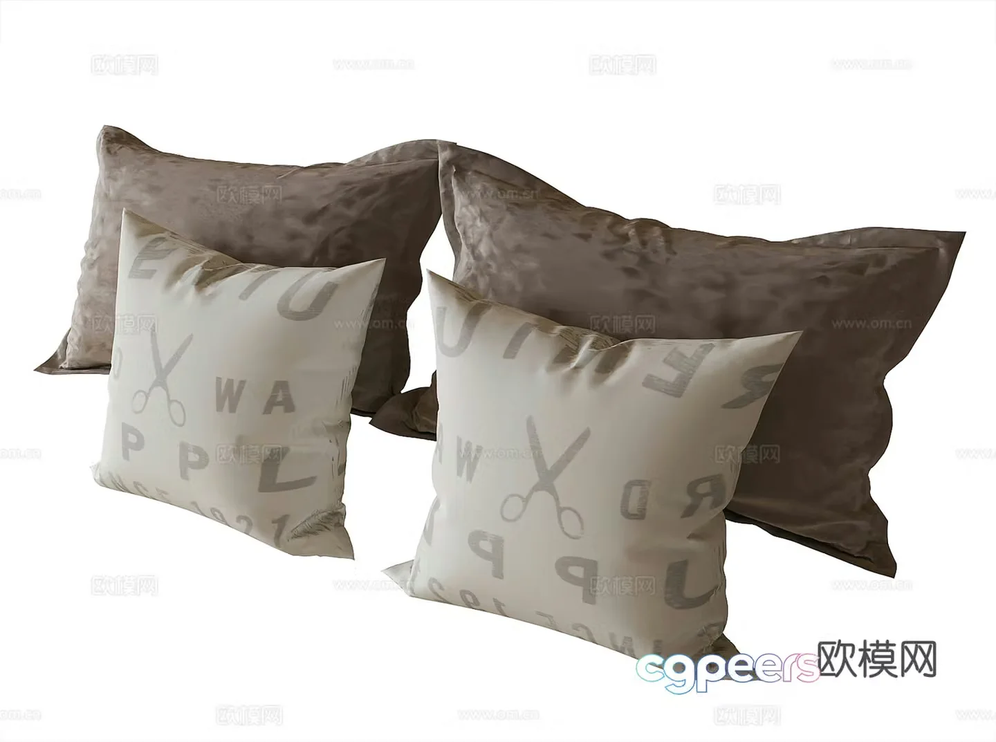 Modern pillow pillow 3d model