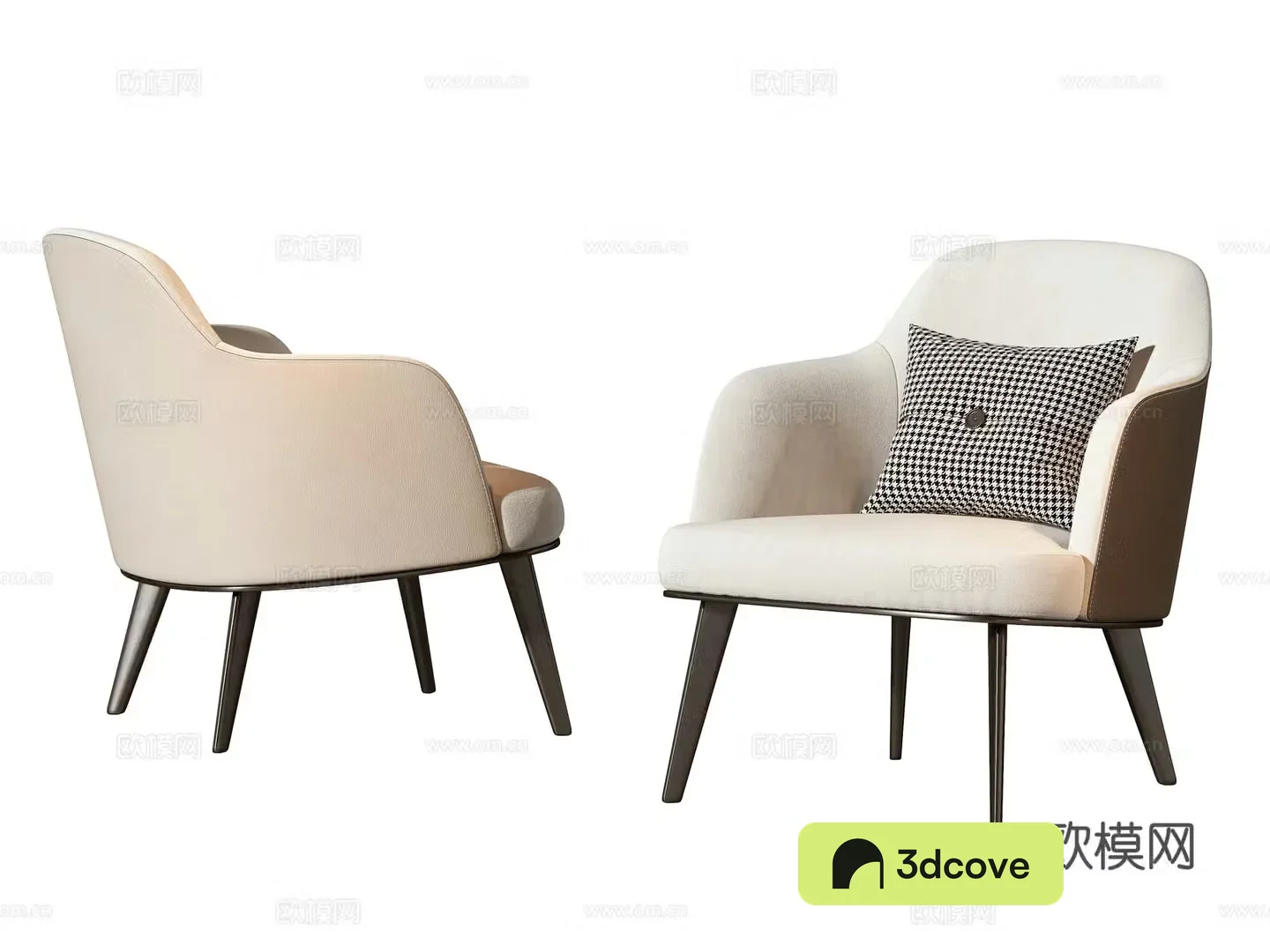 Modern leisure chair 3d model