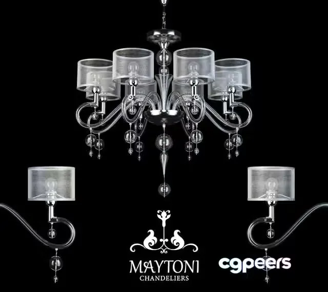 3ds Max Free – Chandelier Maytoni MOD603-08-N
