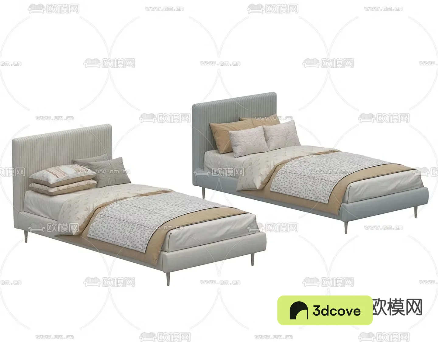 Modern single bed