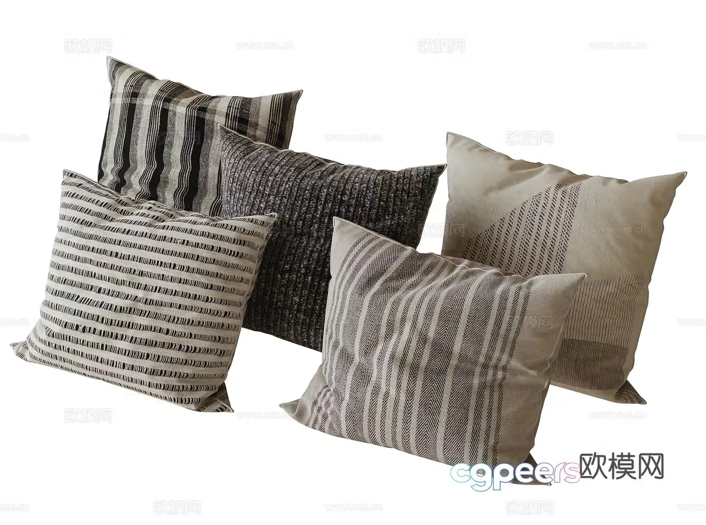 Modern pillow sofa pillow 3d model