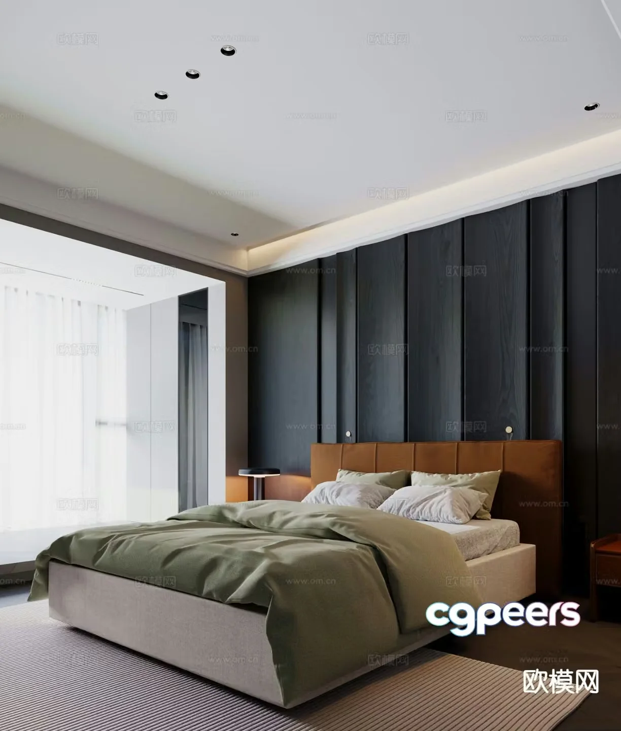 Modern bedroom 3d model
