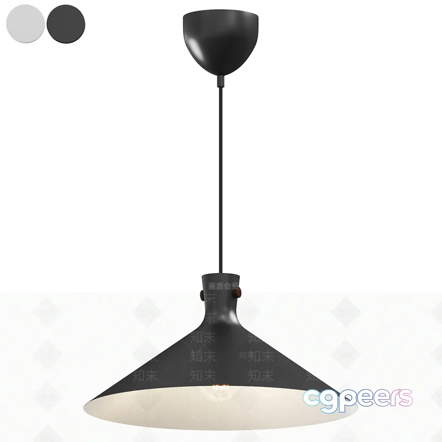 Black Light Fixture 3D Model – 1318 – VRAY Render