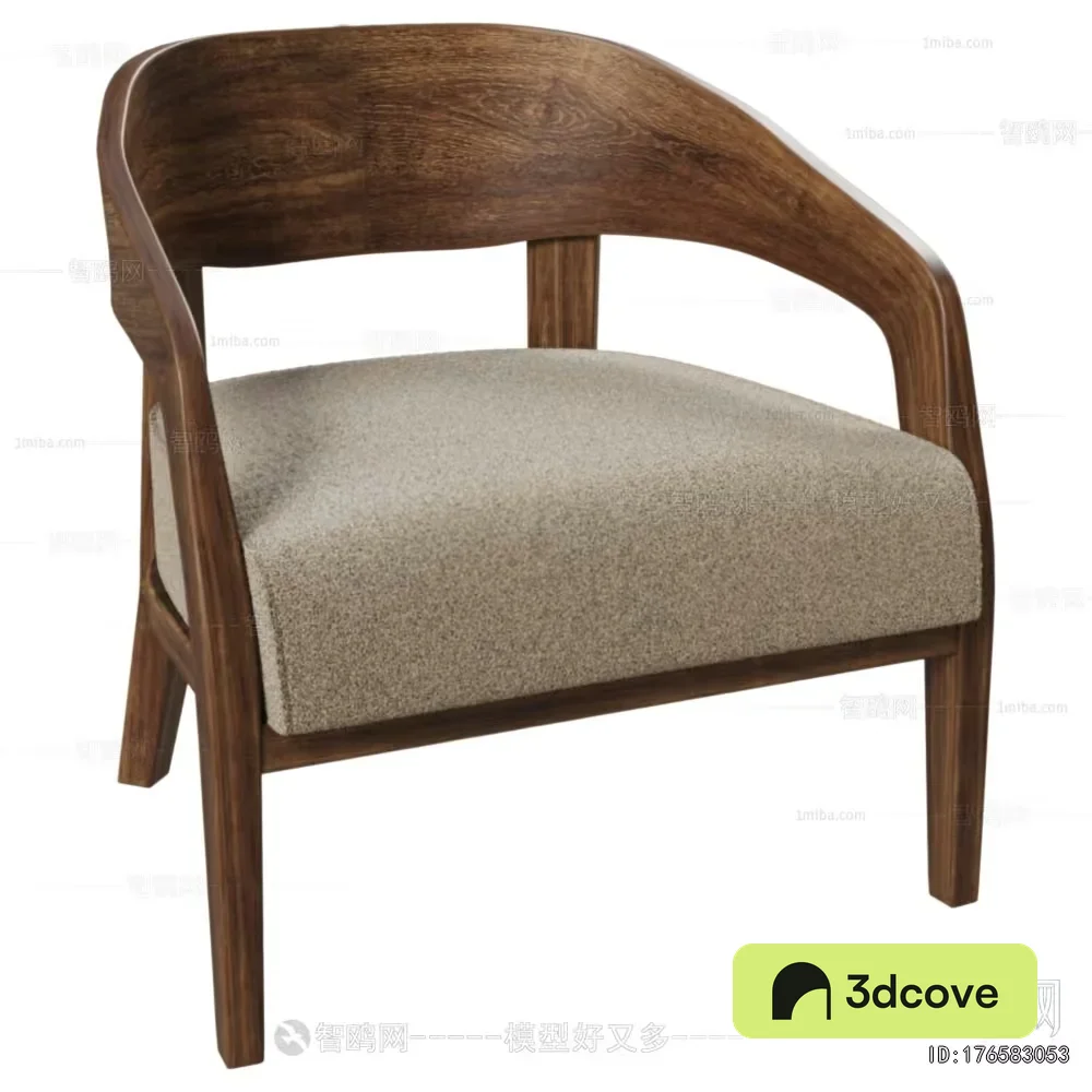 Wooden Accent Chair