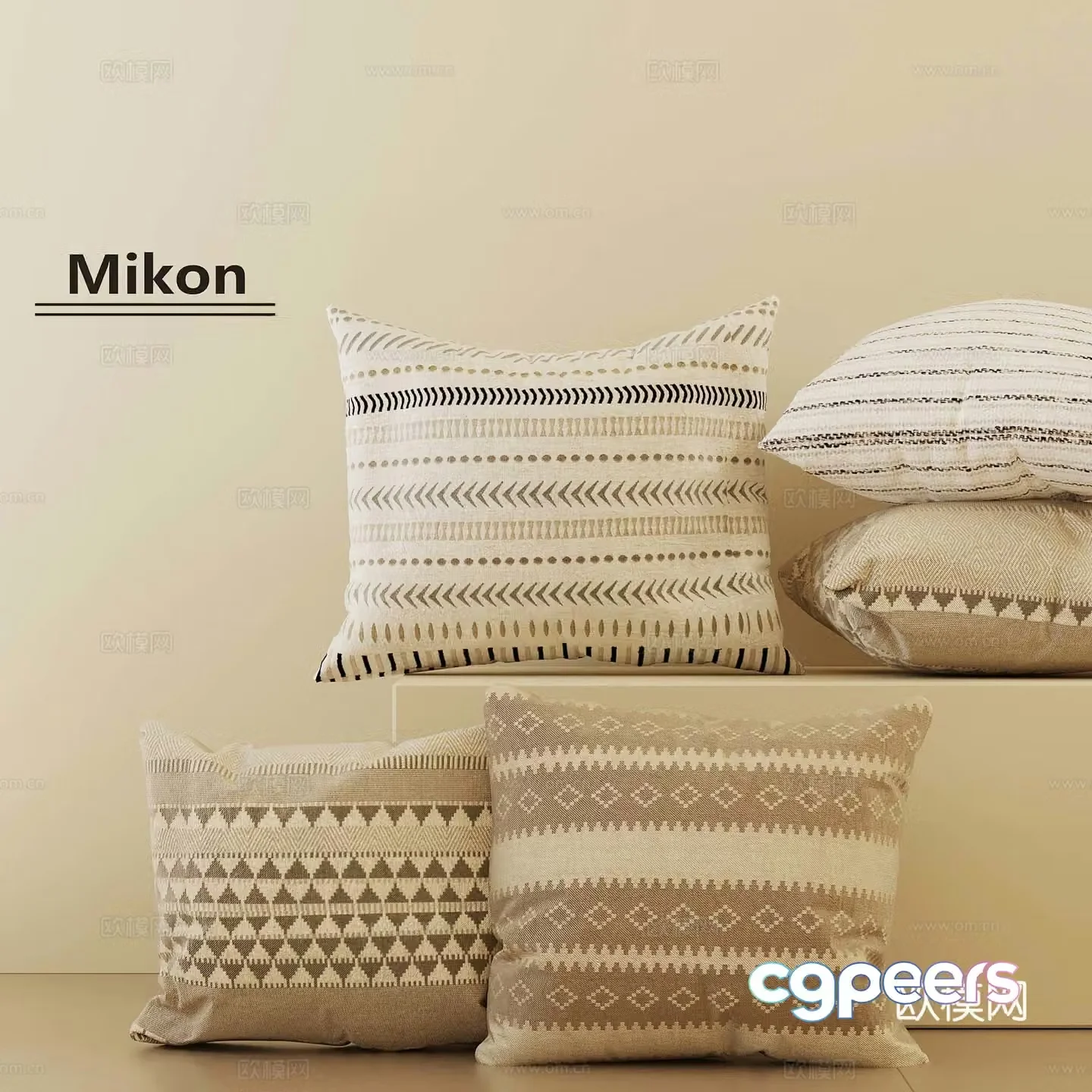 Modern pillow pillow 3d model