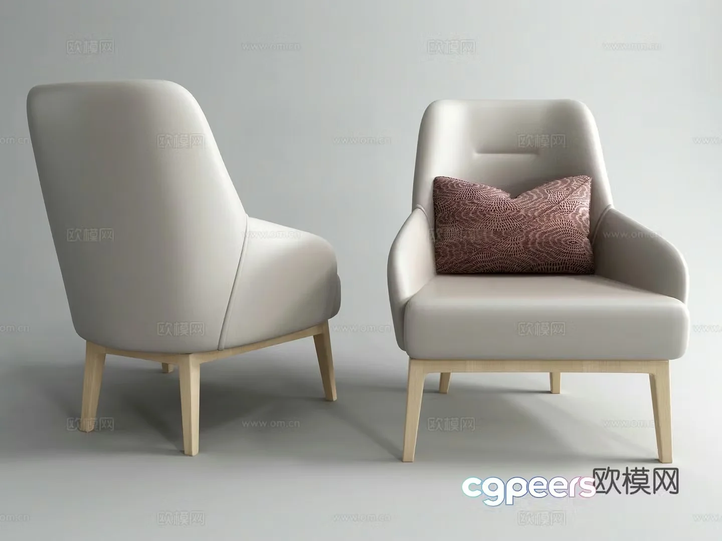 Modern sofa chair 3d model