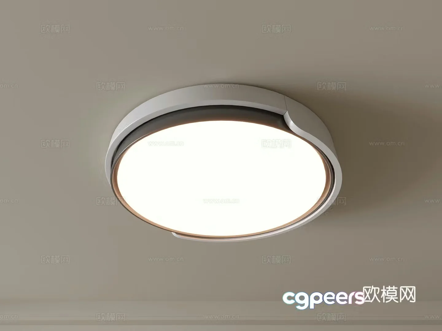 Modern ceiling lamp Geometric ceiling lamp Bedroom lamp Artistic shaped lamp Fashion living room lamp 3D model