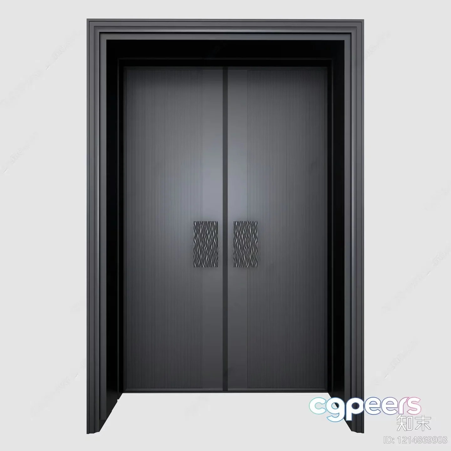 A Pair Of Doors 3D Model – 6940 – VRAY Render
