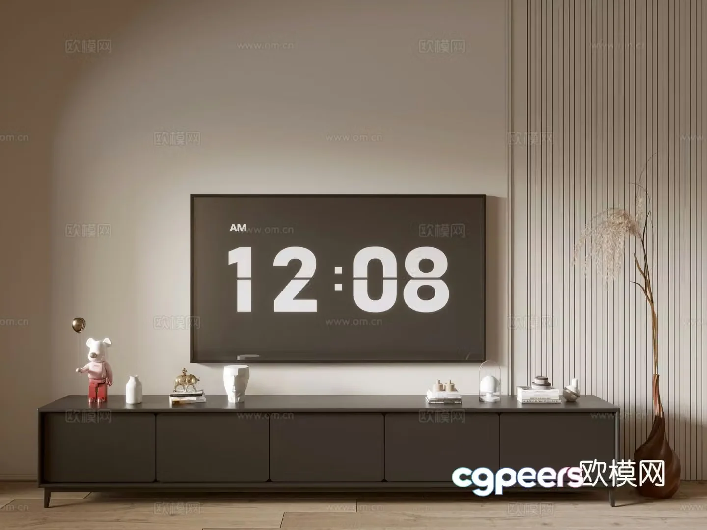Modern TV cabinet 3d model