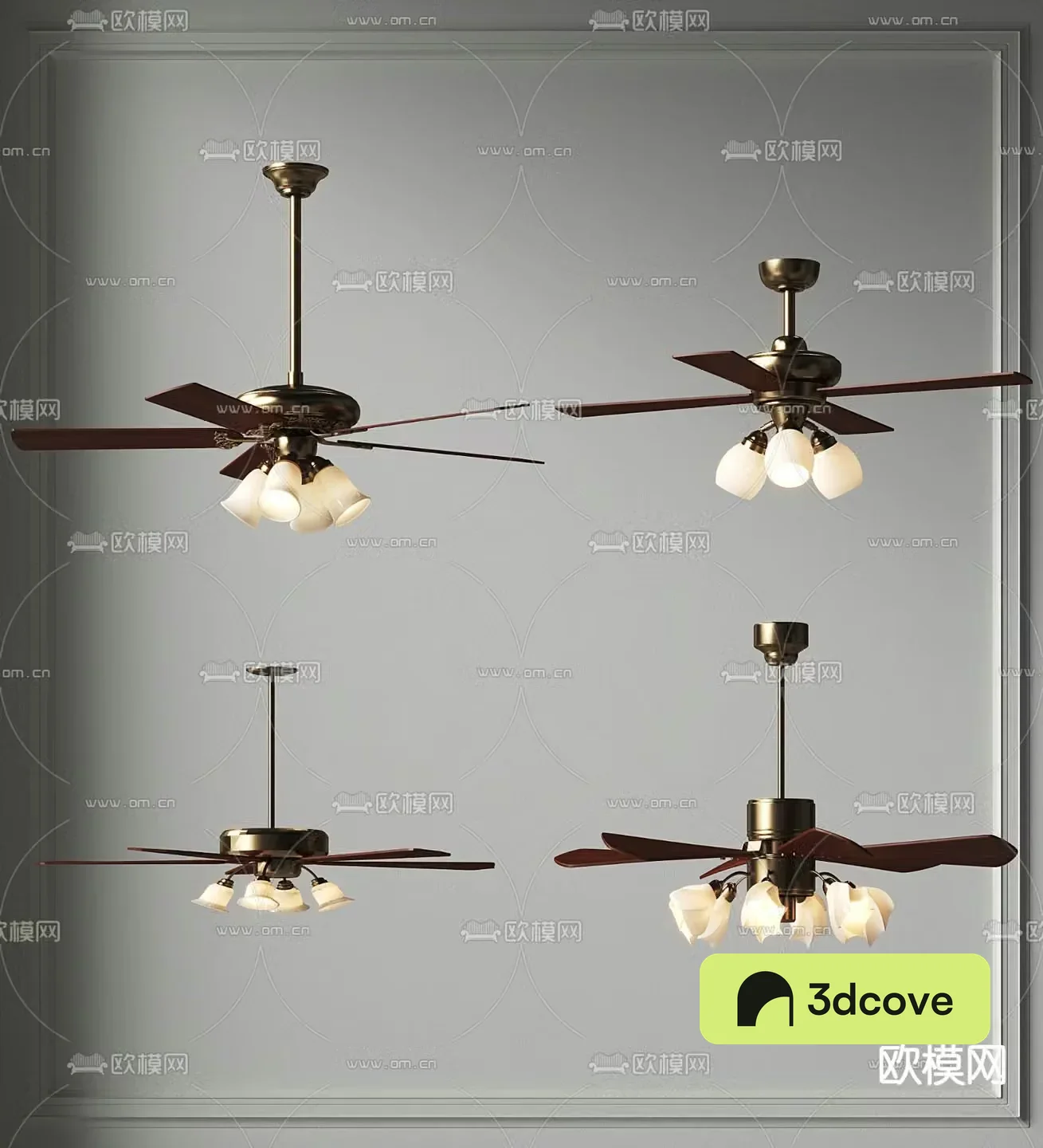 American ceiling fan light