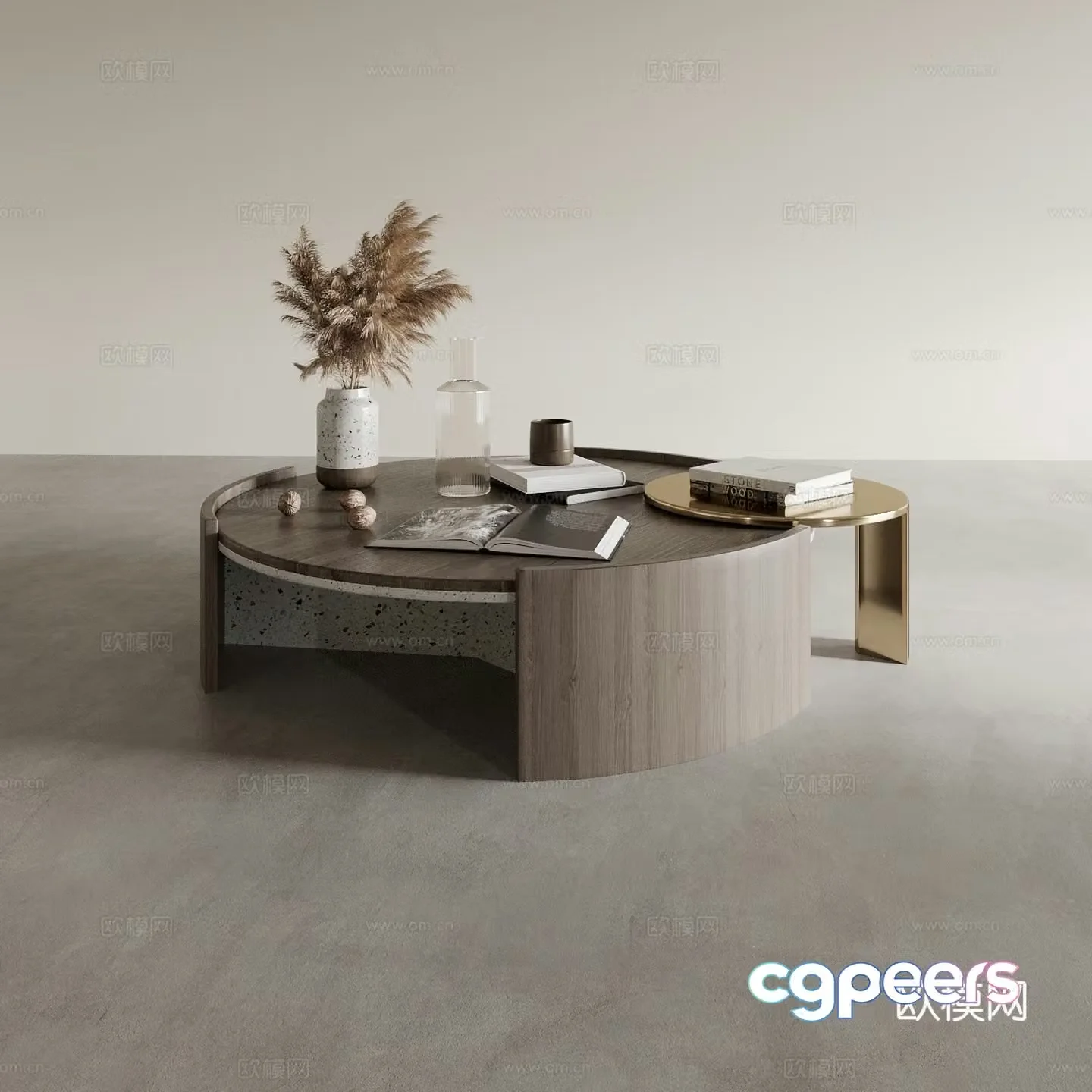 3D model of mother-in-law coffee table
