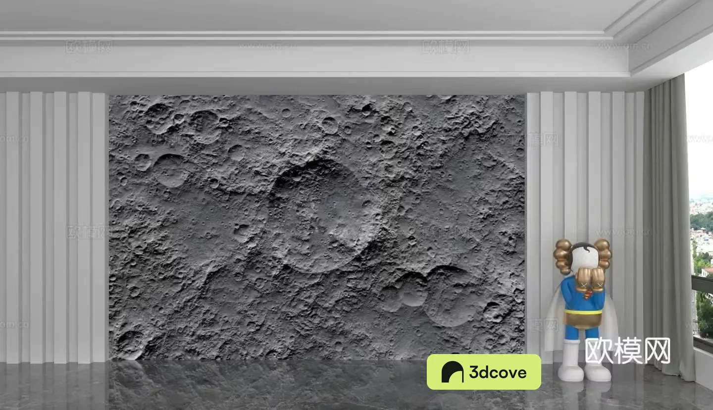 Modern background wall