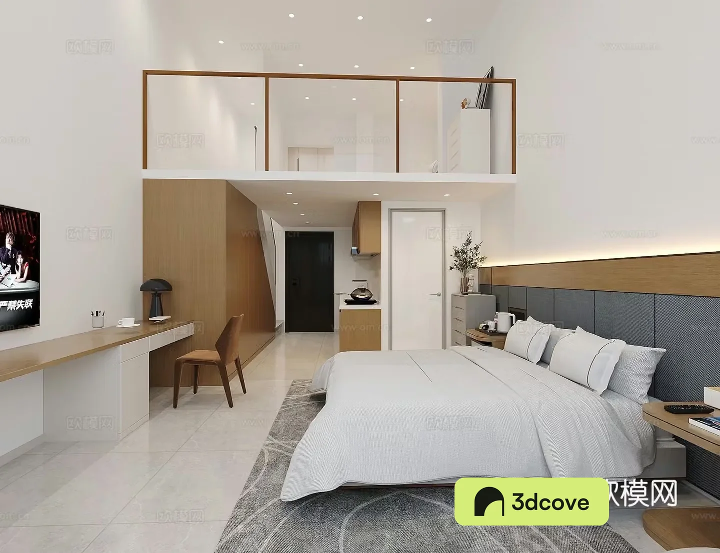 Modern duplex apartment