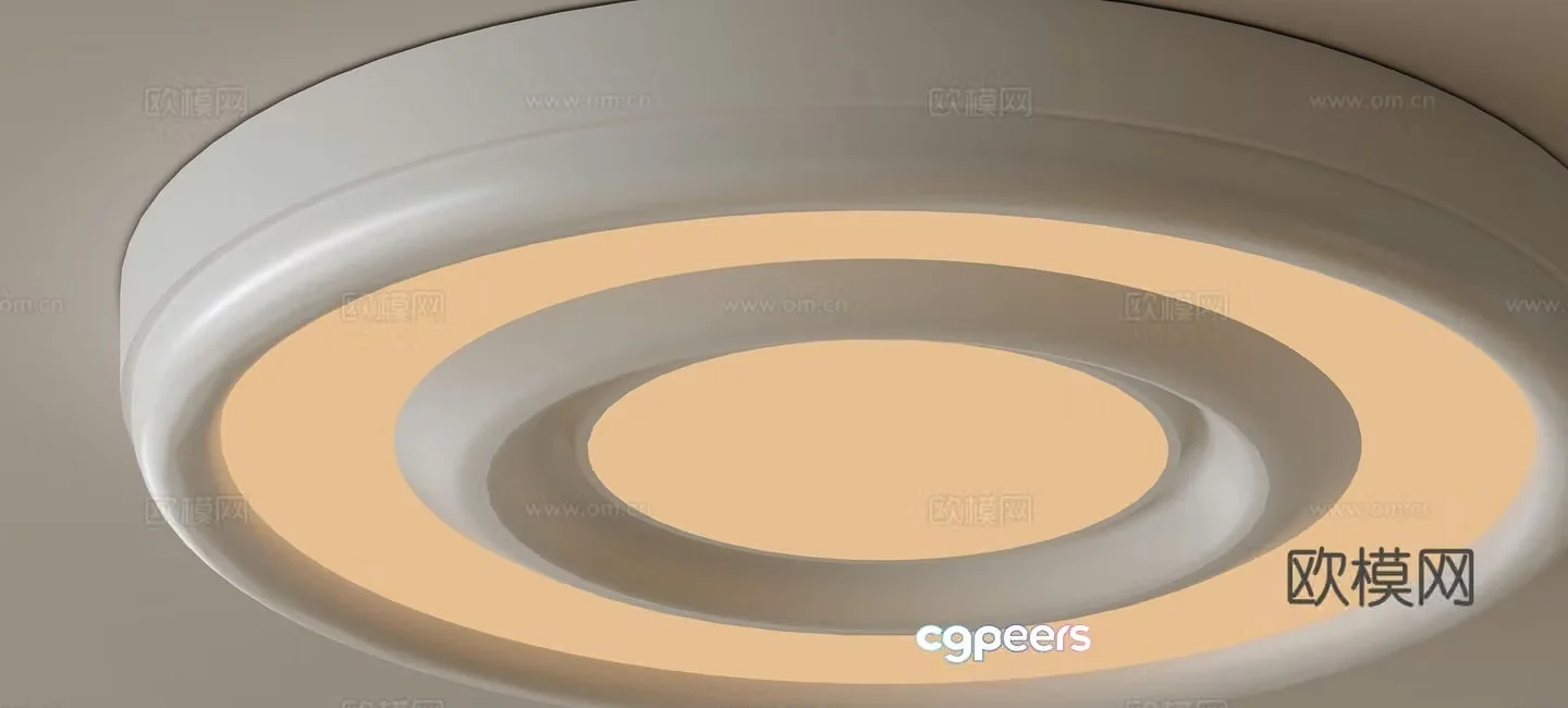 Modern ceiling lamp 3d model