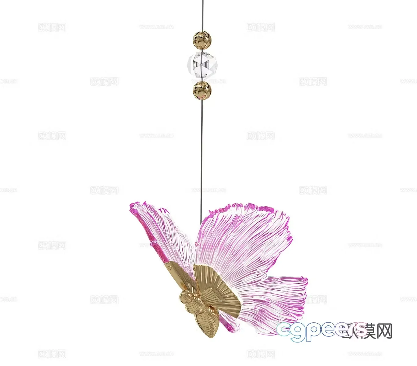 Light luxury chandeliers art chandeliers modeling chandeliers wing chandeliers restaurant chandeliers bar chandeliers 3D model