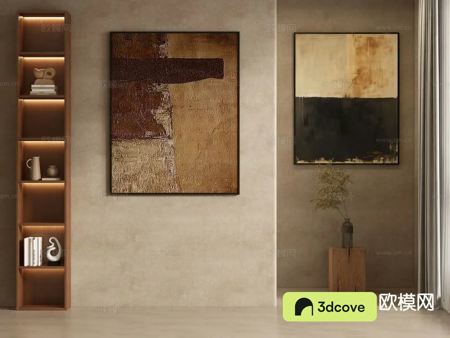 Medieval style texture painting decorative painting
