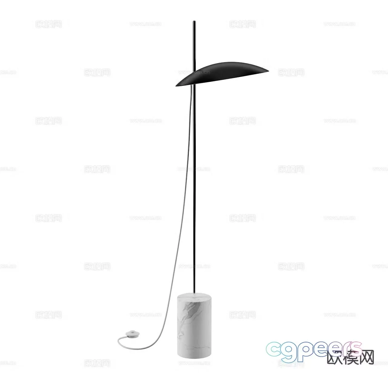 Modern floor lamp 3d model