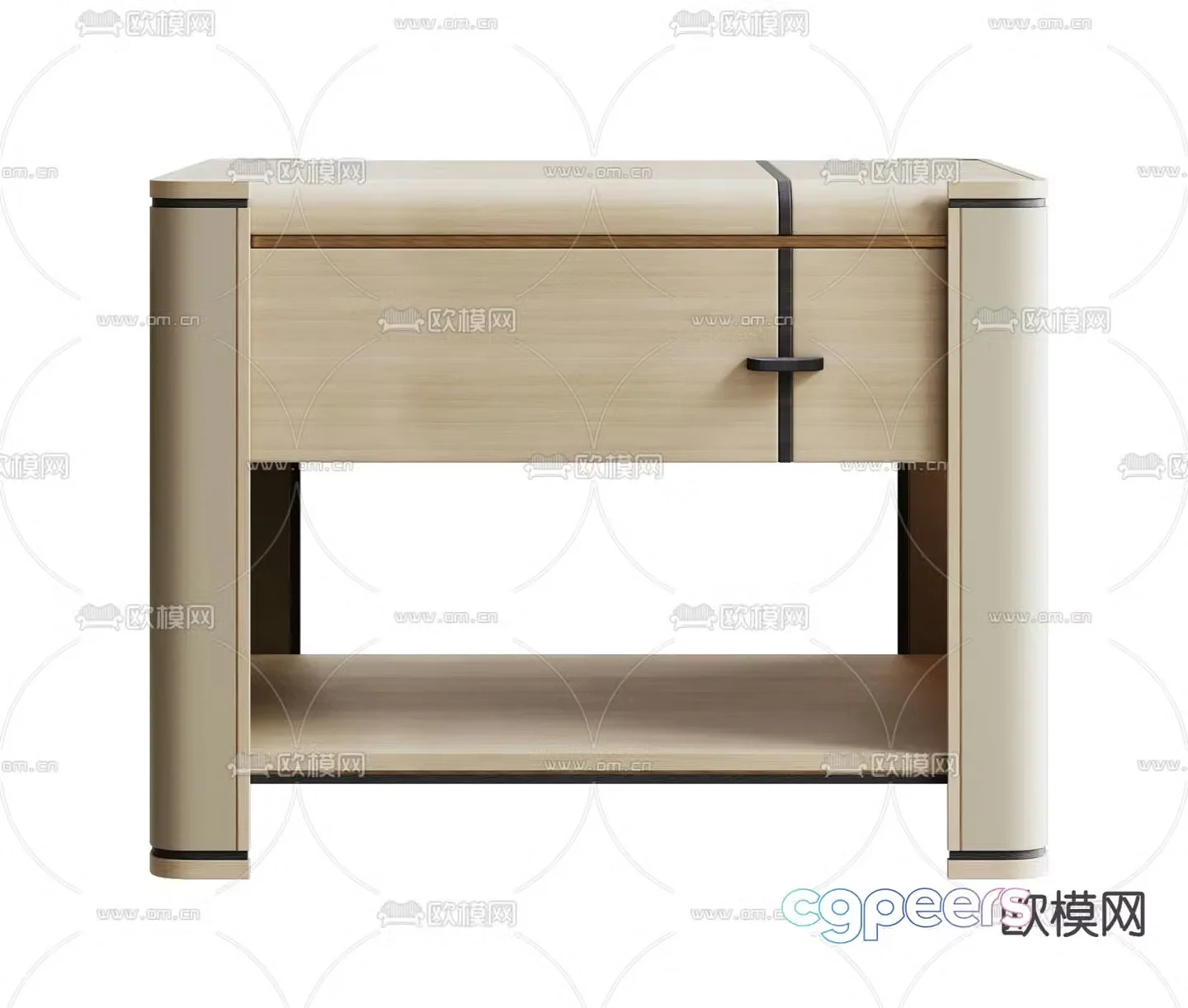 Frato bedside table 3d model