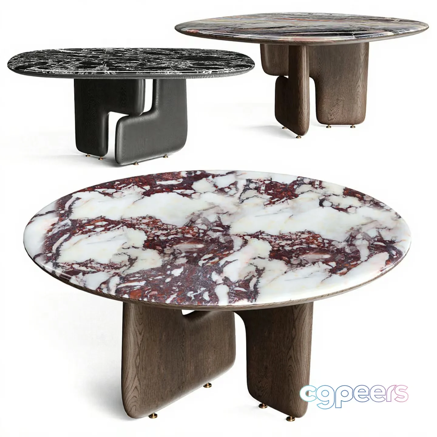 A Round Coffee Table 3D Model – 12026 – CORONA Render