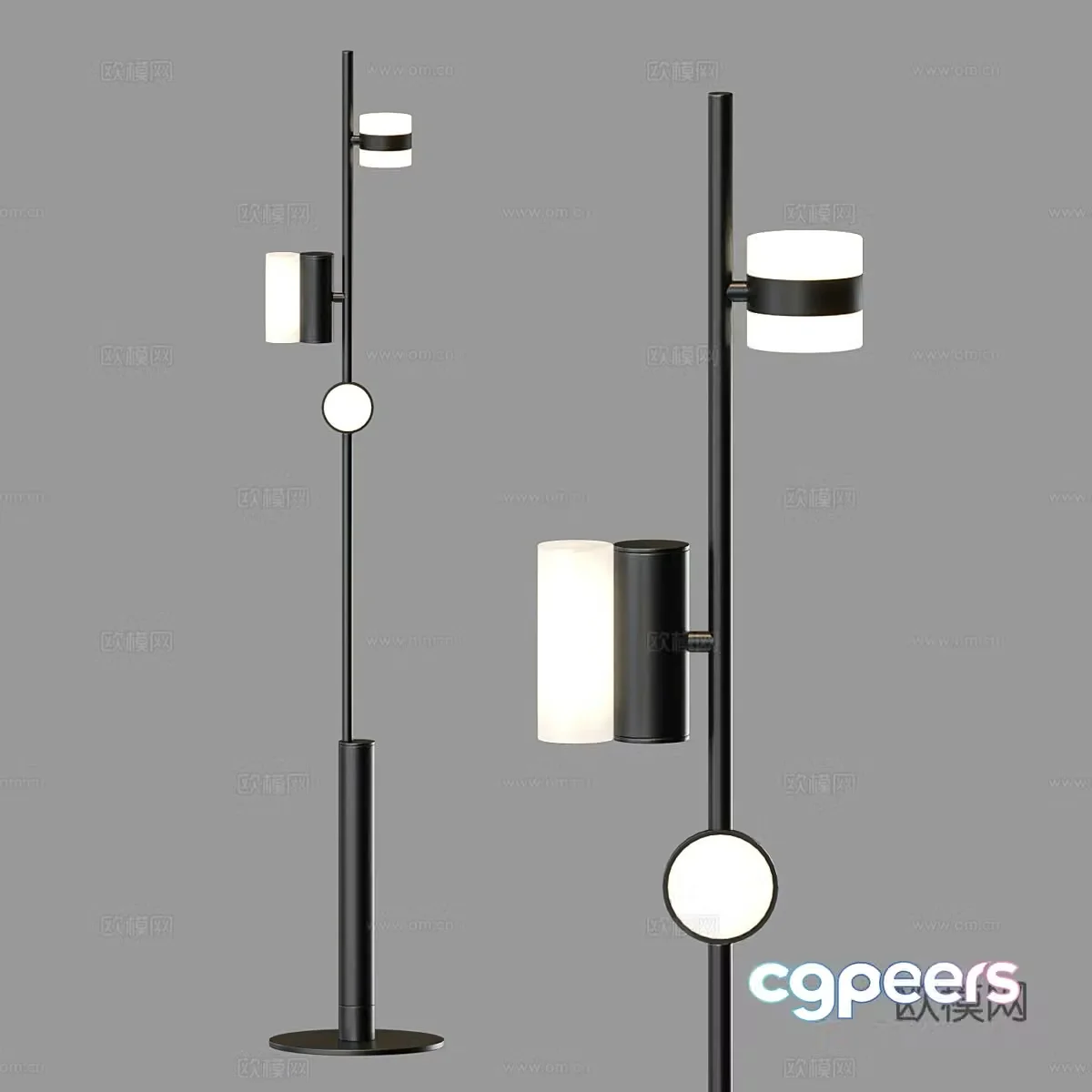 Modern minimalist floor lamp 3d model