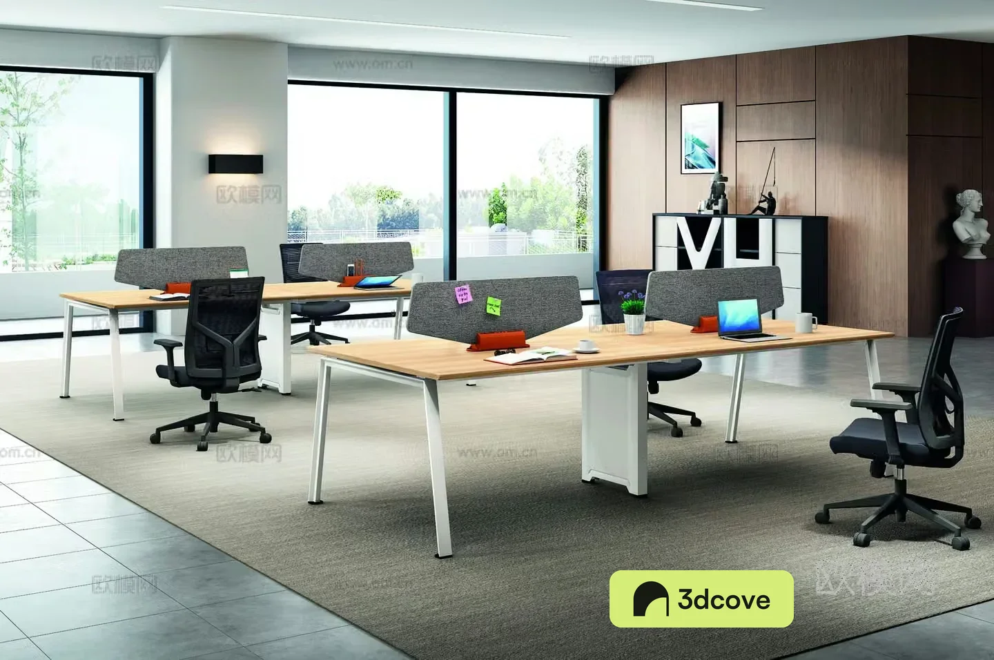 Modern public office
